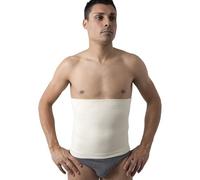 Beman 564 - Pancera Termica in Lana d'Angora e Merino, Termocintura Fascia Lombare elastica Contenitiva Unisex per Uomo e Donna, Calda e Riscaldante, Mal di Schiena lombare H.31 (Bianco, 2)