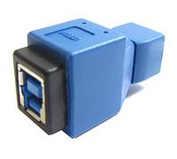 BeMatik - Adattatore USB 3.0 a USB 2.0 (USB Mini B 5 Pin Femmina a Femmina A)