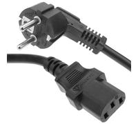 BeMatik - Cavo di alimentazione elettrico IEC60320 C13 femmina a Schuko maschio 10 m