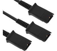 BeMatik - Cavo duplicatore Compatibile con Plantronics QD da 100 cm