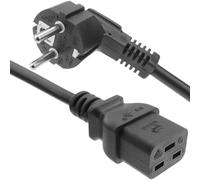 BeMatik - Cavo elettrico 3x1.5mm² IEC60320 C19-femmina a Schuko-maschio 1.8m