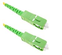 BeMatik Cavo Fibra Ottica di 10 m SC/APC per SC/APC Simplex, Monomodale 9/125 OS2