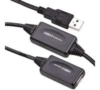 BeMatik - Cavo USB 2.0 con alimentazione di estensione 30m