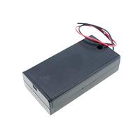 bematik - contenitore in scatola per 2 Batterie LR6 AA 1.5 V (en084)