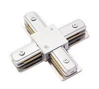 BeMatik - Giunzione Unione Quad Light Rail soffitto corsia Grigio 1-Way