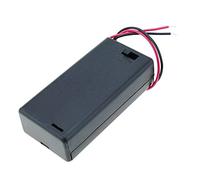 BeMatik - Holder in Scatola per 2 AA LR6 1.5V con Interruttore