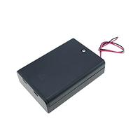 BeMatik - Holder in Scatola per 3 batterie LR6 AA 1.5V con Interruttore