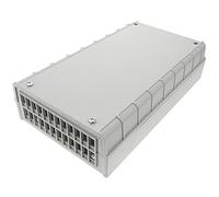 BeMatik - Morsettiera di connessione a 24 porte in fibra ottica di plastica beige SC