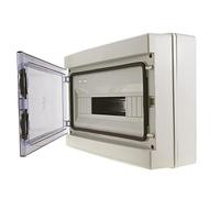 BeMatik - Quadro di distribuzione elettrica di 18 Moduli Scatola Superficie di plastica ABS IP65 SPN HA