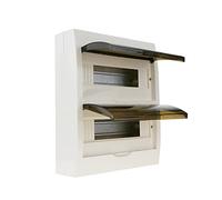 BeMatik - Quadro di distribuzione elettrica di 24 Moduli 17,5 mm Scatola plastica ABS per Superficie SPN IP40