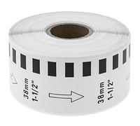 BeMatik - Rotoli Bobina etichettes compatibili Brother DK-22225 Larghezza 38mm Lunghezza 30,48m 10-Pack