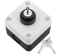 BeMatik - Scatola di controllo con 1 selettore 1NO 1NC con chiave (TH040)