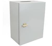 BeMatik - Scatola di distribuzione elettrica di Metallo IP65 per Il Montaggio a Parete 300x200x150mm