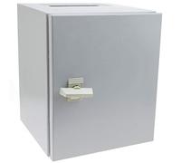BeMatik - Scatola di distribuzione elettrica metallica con protezione IP65 per fissaggio a parete 300 x 250 x 250 mm (DF008)