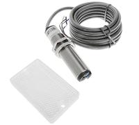 BeMatik - Sensore interruttore fotocellula NPN NO+NC 10-36VDC M18 2m riflettore (TZ061)