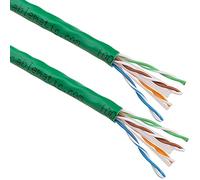 BeMatik - Spool UTP Cat6 Cavo 24AWG CCA Verde Fisso 100m