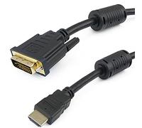 BeMatik - Super Cavo HDMI 1.4 HDMI di Tipo A Maschio a DVI-D Maschio 5 m