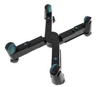 BeMatik - Supporto PC Computer con rotelle in Nero configurabile 8-25 cm - NUOVO