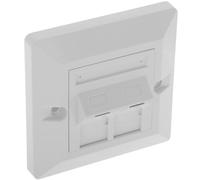 BeMatik - Wall Plate Cat6 RJ45 80x80 2-FTP