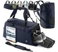 bemaxx Borsone Palestra Uomo Donna Borsa da Viaggio con Scomparto Scarpe e Bagnato | 40/60L con Funzione Zaino, 30/50L Borsa Sportiva da Allenamento Nuoto Fitness Gym Training Sacca Bagaglio a Mano