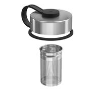 BeMaxx Tappi di ricambio per bottiglie Wide Mouth Active Flask di qualsiasi dimensione (950 ml, 680 ml, 530 ml, 410 ml), chiusura per bottiglie in acciaio inox, con infusore per tè, bottiglia Wide