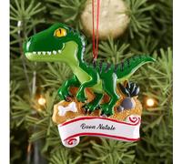 Bemaystar Dinosauro Ornamenti di Natale in resina 2024 - Palline di Natale Colorate, Ciondolo di Natale, decorazioni natalizie per albero 59