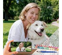 Bemaystar Kit Dipinto a Numeri Personalizzato per Adulti - Dipingere con i Numeri Quadro su Tela con la Tua Foto - Regalo Originale per Compleanni Anniversari - Paint by Numbers 30x40cm