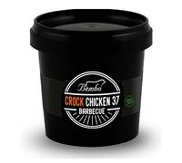 BEMBO BBQ CROCK CHICKEN 200 g - Rub BBQ per Pollo al Sesamo Tostato - Condimento Secco per Griglia, Spiedini e Yakitori - Ideale per Alette Croccanti, Cosce, Petto Marinato - Ottimo per BBQ e piastra