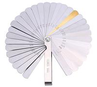 Bememo Hotop - Spessimetro in Acciaio Inox con Doppia marcatura metrica e Imperiale (0,04-0,88 mm, 32 Lame)