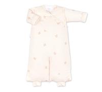 BEMINI Sacco nanna con gambe separabili invernali - TOG 2.5 Pady jersey + jersey - Piuma ecru