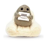 BEMIRO Couch Potato - Peluche a forma di patata all'uncinetto, circa 10 cm