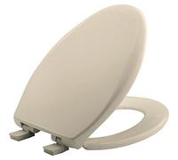 Bemis 1200E4 146 Affinity Sedile WC si chiude lentamente, non si allenta mai e fornisce la perfetta vestibilità, mandorla, 1 confezione allungata