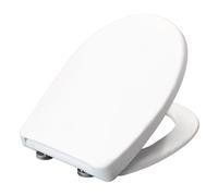 Bemis Click & Clean® Classic | Duroplast Sedile WC con abbassamento automatico | Rimovibile | Antibatterico Coperchio WC con abbassamento automatico | Bianco |