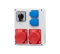 Bemis Distributore a parete R-240 16A 5p, 32A 5p, 2x230V IP44