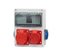 Bemis Distributore a parete R-240 16A 5p, 32A 5p, 2x230V IP44