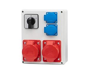 Bemis Distributore a parete R-240 16A 5p, 32A 5p, 2x230V IP44