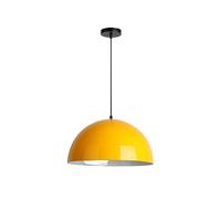 BEMITH Lampada A Sospensione A Forma di Emisfero LAMPADARIO Industriale E27 Lampada A Sospensione A Testa Singola Paralume in Alluminio Colore Macaron Lampada A Sospensione Regolabile per Camera da