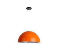 BEMITH Lampada A Sospensione A Forma di Emisfero LAMPADARIO Industriale E27 Lampada A Sospensione A Testa Singola Paralume in Alluminio Colore Macaron Lampada A Sospensione Regolabile per Camera da