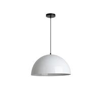 BEMITH Lampada A Sospensione A Forma di Emisfero LAMPADARIO Industriale E27 Lampada A Sospensione A Testa Singola Paralume in Alluminio Colore Macaron Lampada A Sospensione Regolabile per Camera da