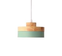 BEMITH Lampada A Sospensione E27 Lampadario In Legno Massello In Stile Nordico Luci Decorative Creative In Metallo Lampade Sospensione Per Ristorante A Testa Singola A Colori Apparecchio Illuminazione