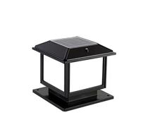 BEMITH Lampione Solare Lampade Stigma Per Pilastri Per Cancelli Impermeabili Per Esterni Apparecchio Di Illuminazione Per Paesaggi Da Giardino Ad Alta Luminosità Adatto Per Pali In Legno 4X4, 5X5 O 6X