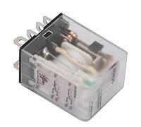 BEML2C Relè Multiuso Elettromagnetico, 250VAC, 10A, 6V DC, 2NO2NC, con Indicatore LED, 8 Pin, 27.5x21x35.3mm