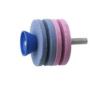 Bemonew Affilatrice Rotante per Tosaerba Affilatrice Rotante per Utensili da Giardino più veloci Attacco per Trapano a Mano a 4 Strati