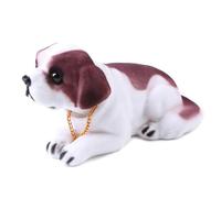 Bemonew Bobble Head, Simulazione Simpatico Cane Bobble Head Cruscotto per Auto, Bobblehead per Cruscotto da 6, 7x4, 3 Pollici Bobblehead in Resina per Auto, per Amante dei Cani