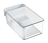 Bemonew Grande acquario per tartarughe con base e fioriera, 33 x 20,3 cm, habitat in plastica per scrivania o decorazione domestica