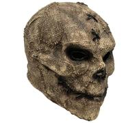 Bemonew Maschera di scheletro, maschera di Halloween ispirata alla iuta per feste horror, cosplay e oggetti di scena della casa infestata