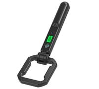 Bemonew Metal Detector portatile Rilevatore di metalli pieghevole a 360 ° con display LCD, bussola e luce LED, accessori di rilevamento portatili per bambini e adulti
