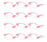Bemonew Occhiali di sicurezza per donna occhiali di sicurezza 12 pezzi di protettivi antigraffio e antiurto protettivi per una visione chiara con lenti HD di