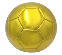 Bemonew Pallone da Calcio Misura 5, Pallone da Calcio Oro Misura 5, Piede in Pelle per Partite e allenamenti Ufficiali a 11