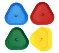 Bemonew Porta Carte da Gioco Porta Carte per Bambini da 4 Pezzi, Strumento per alleviare Il Dolore al Polso da Gioco in plastica a Mani libere per Feste di Poker e Famiglia